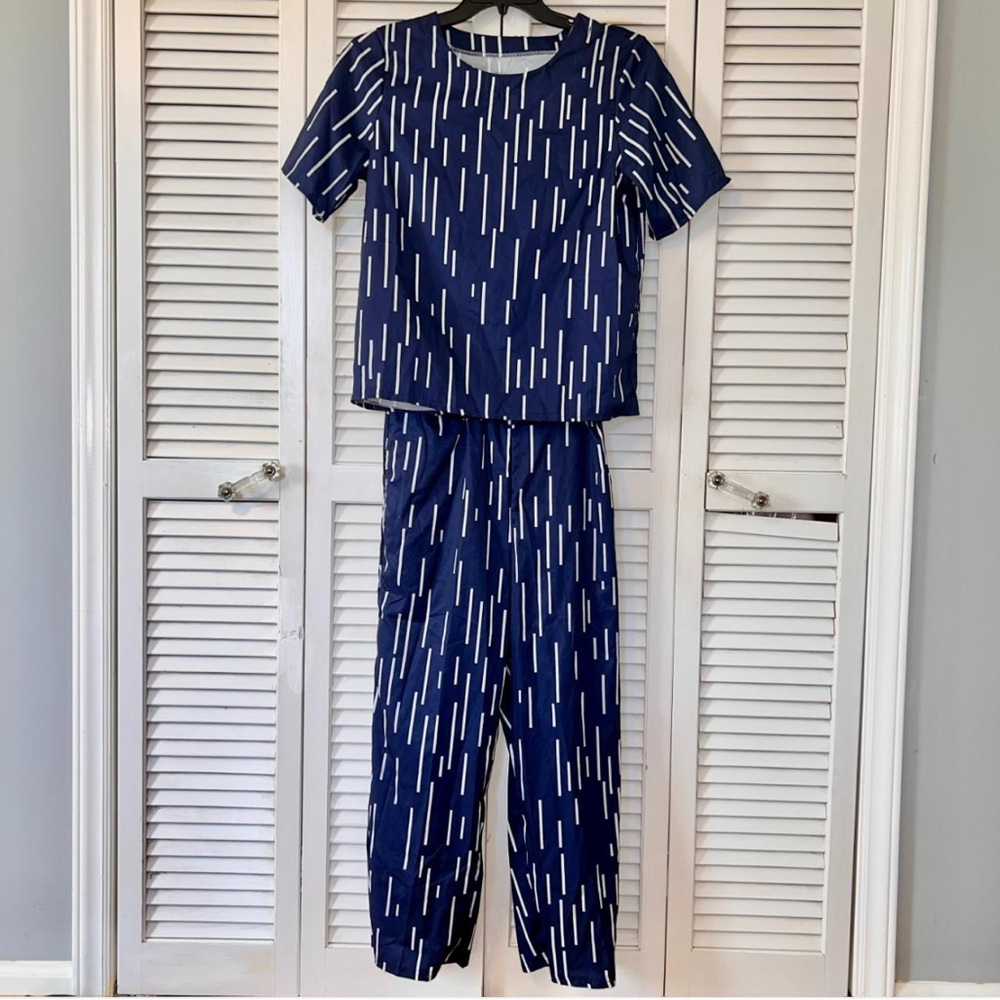 Blue Casual Set NWOT